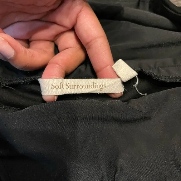 Soft Surroundings Black Leggings - Picture 6 of 7